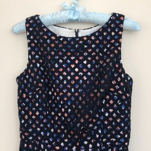 Antonio Melani Navy Sleeveless Dress